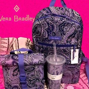 🆕 Vera Bradley Deep Night Paisley Collection🔮💋